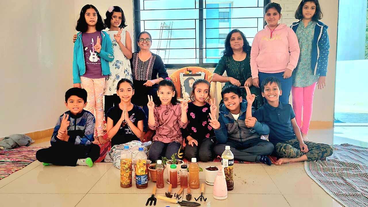 Sri Sri Kids Gardening at Pune